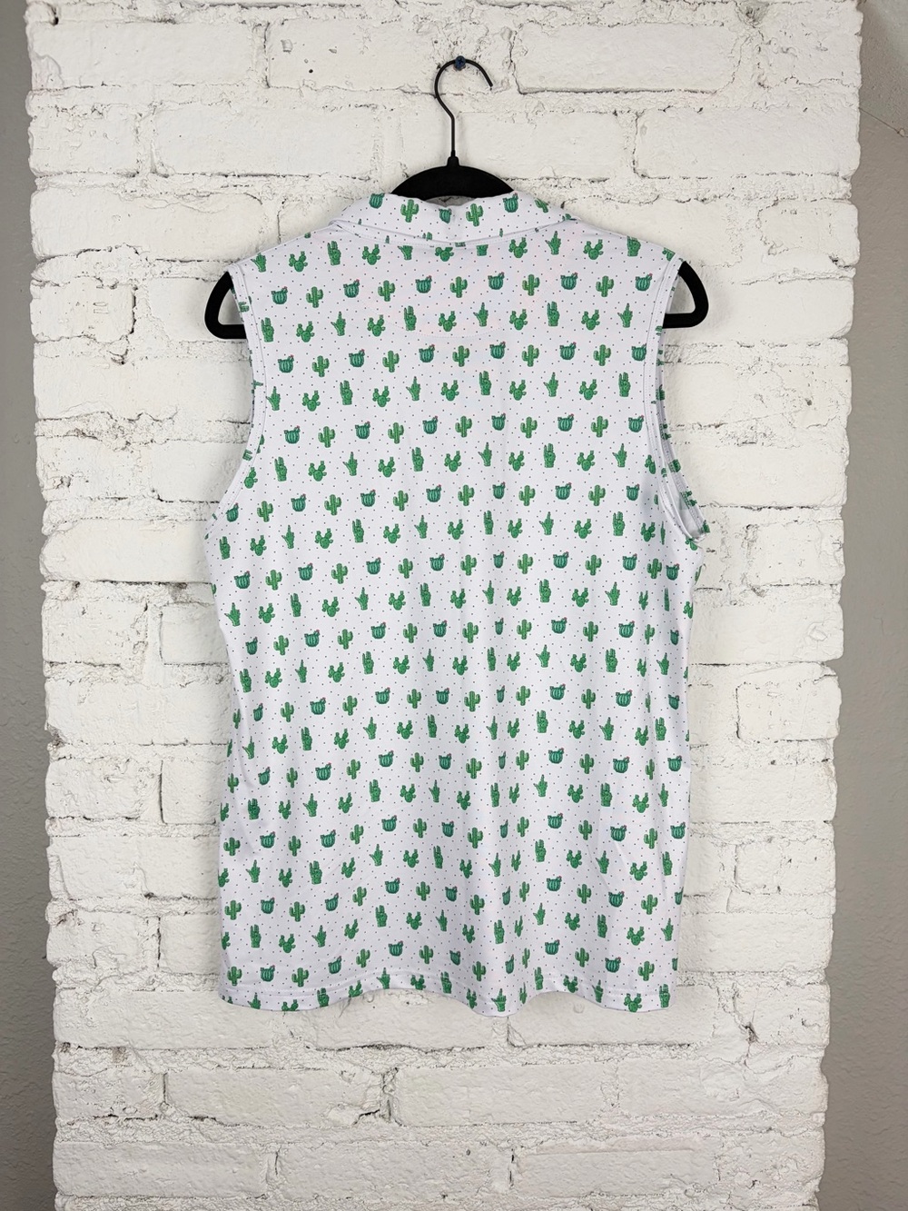 Bogey Bros Cactus Prick-ly Pear Sleeveless Polo Golf Tank Top Womans XL - Picture 8 of 8